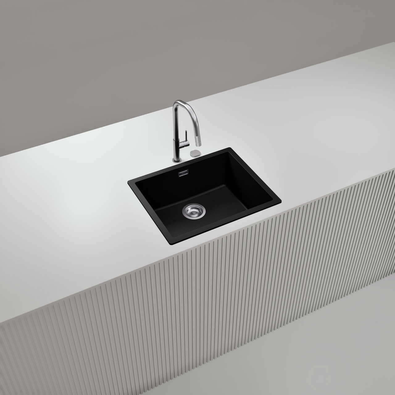 Dřez FORMHAUS D-100LS NERO